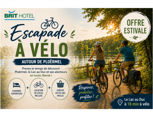 Séjour escapade à vélo autour de Ploërmel