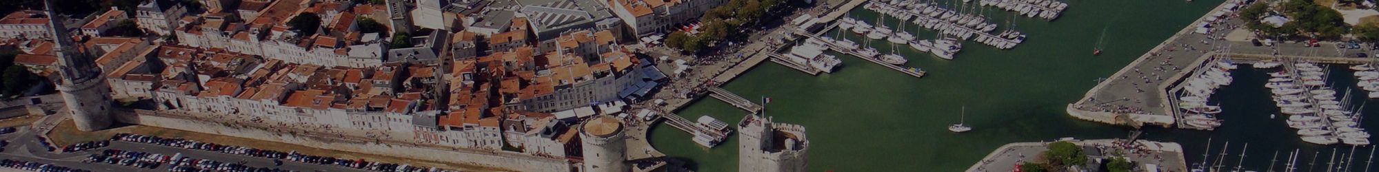 Vue aérienne du port de La Rochelle