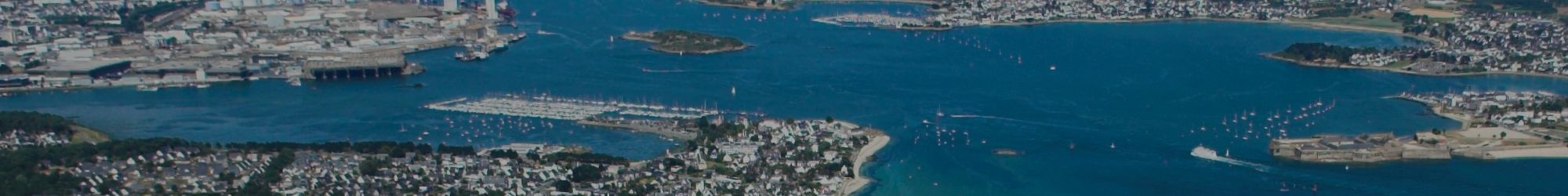 Vue sur la ville de Lorient