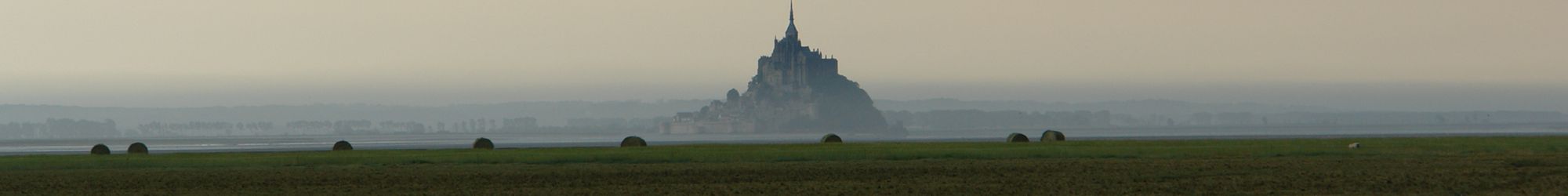 Mont-Saint-Michel dans la brume
