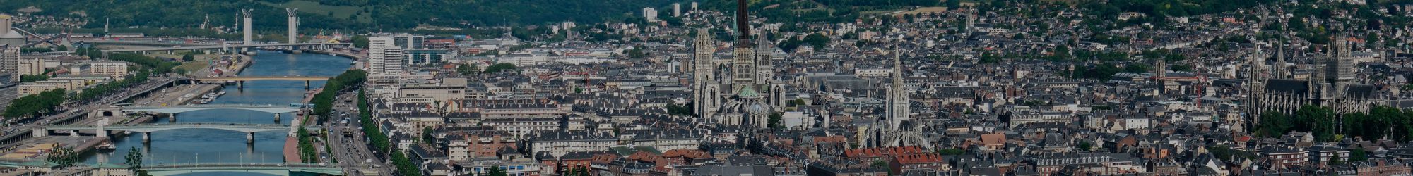 Vue panoramique de Rouen